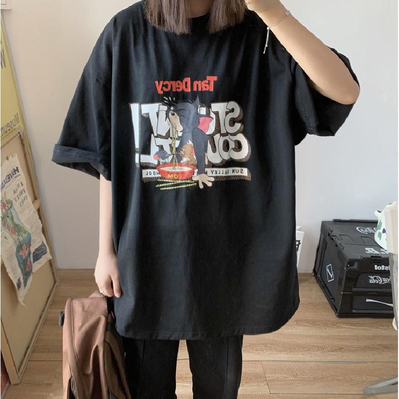 Men Short Sleeve T-Shirts Letter Graphic Print Half Sleeve Tshirts Pullover T-shirt Casual Tee Man Korean Casual Round Neck Retro Tops For