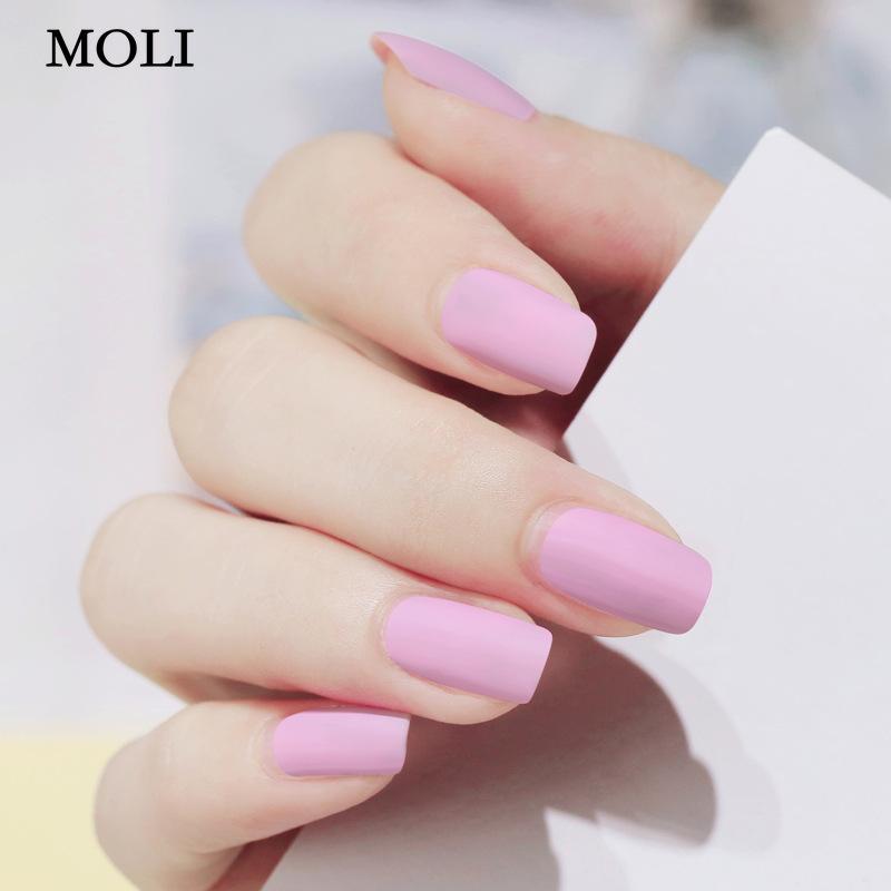 Fog Matte Nail Polish Lasting Non Peelable Scrub Colorless Transparent Bake Free Nail Enamel