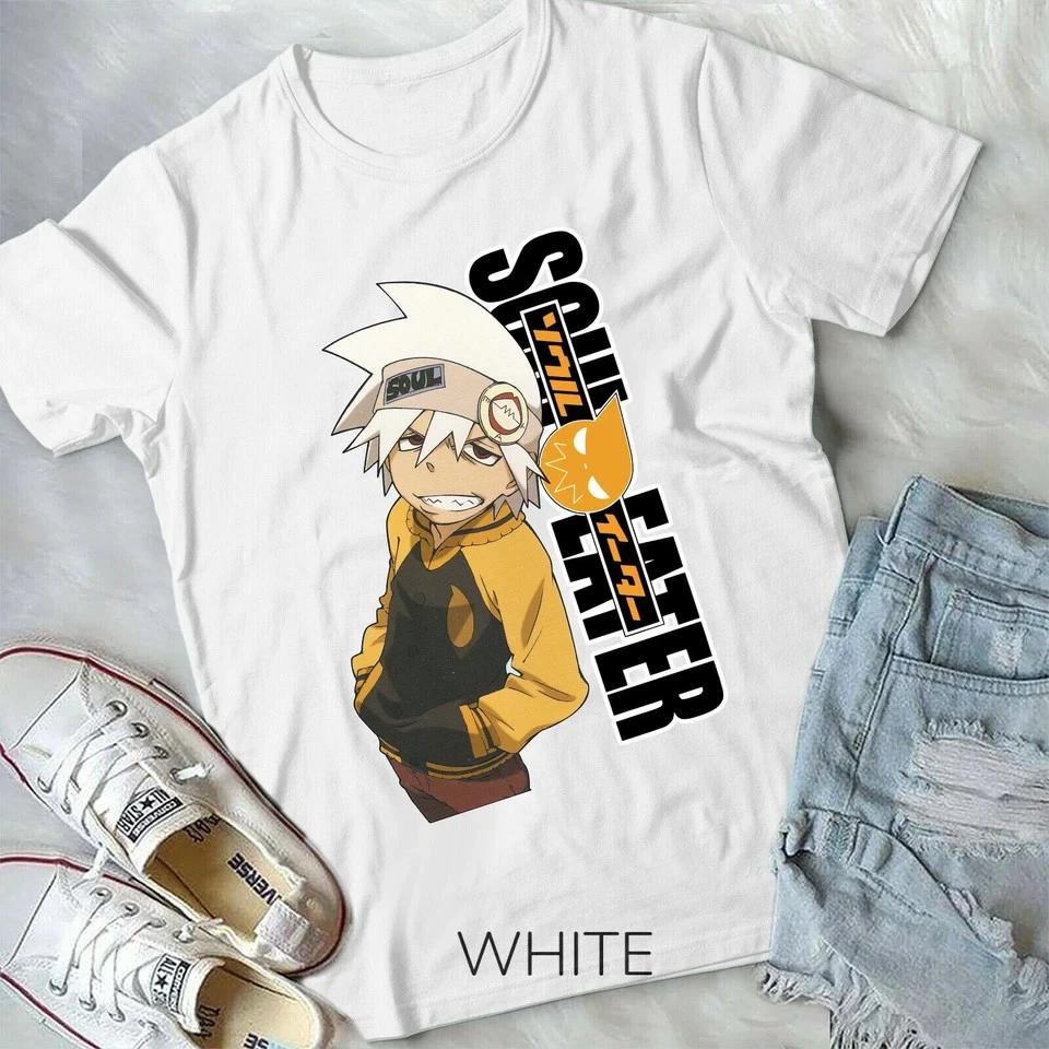 Soul Eater Evans Tshirt Anime Soul Eater New TShirt White S