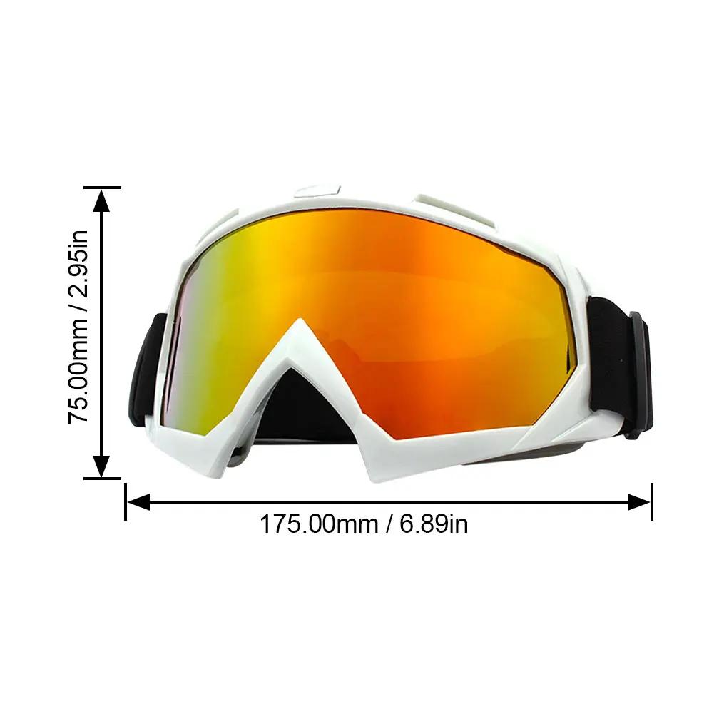 Skiing Goggles Windproof Cycling Motorcycle Goggles Winter Anti-Fog Protective Glasses Snowboard Ski Mask Tactical Sunglasses