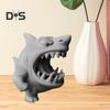 Roaring In Anger Animal Figurine 3D Printed Dog Rabbit Shark Elephant Statue Sculpture Home Office Bookshelf Desktop Decoration Ornament