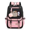 Series Cartoon Printed Backpack Junior High School Student School Bag Trend Travel Bag