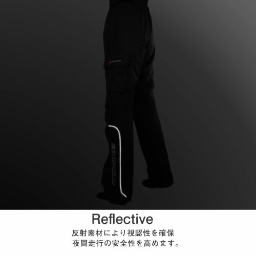 KOMINE Motorcycle Pants 07-908 Black XL