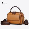 Versatile Retro Women Shoulder Bag PU Leather Large Capacity Messenger Handbag Luxury Cosmetic Bag