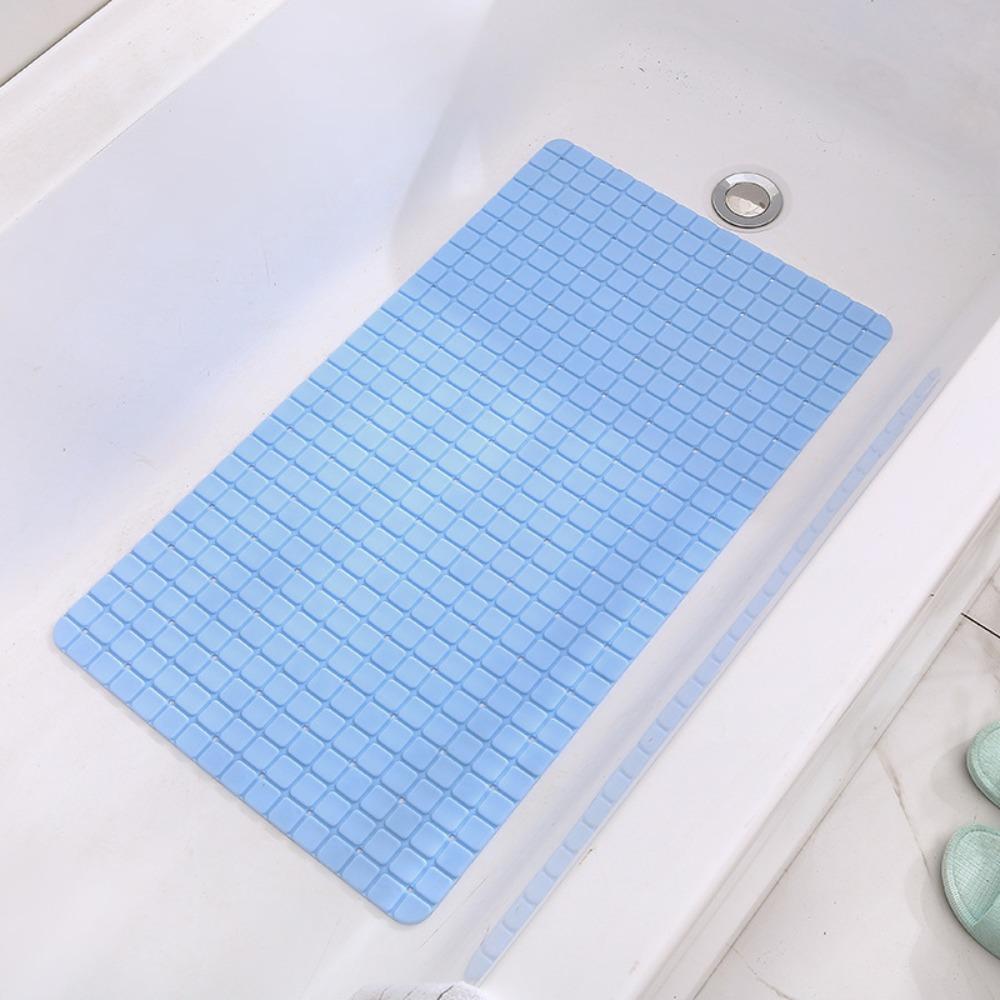 

Non-slip Shower Carpet Grid Texture Pedal Pad Bathroom Rug Bathroom Pad Washroom білий