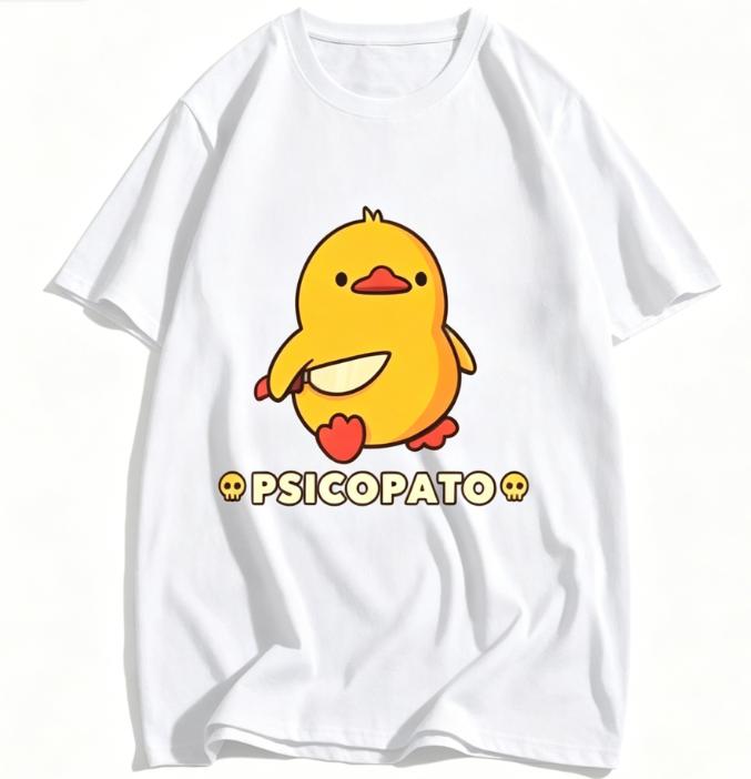 Summer Unisexs and WoUnisexs Top with Duck and Knife Pattern for An Interesting Clothing Design Tshirt Moisture Wicking Breathable