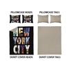 Manhattan Times Square Three-Piece Digital Printing Bedding Four-Piece Set