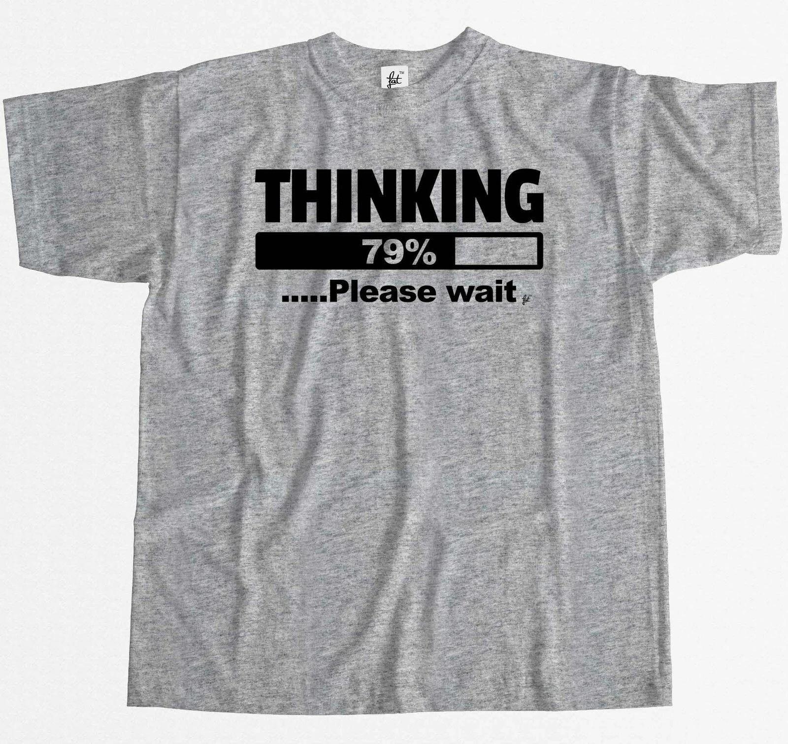 Thinking ..... Please Wait Mens T-Shirt XL