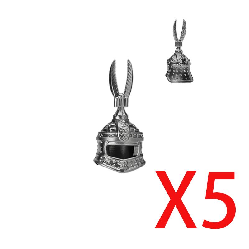 MOC Medieval Building Blocks Military Figures Accessories Soldier Weapons Bow Spear Crossbow Brick Helmet Sword Toy Gift X058