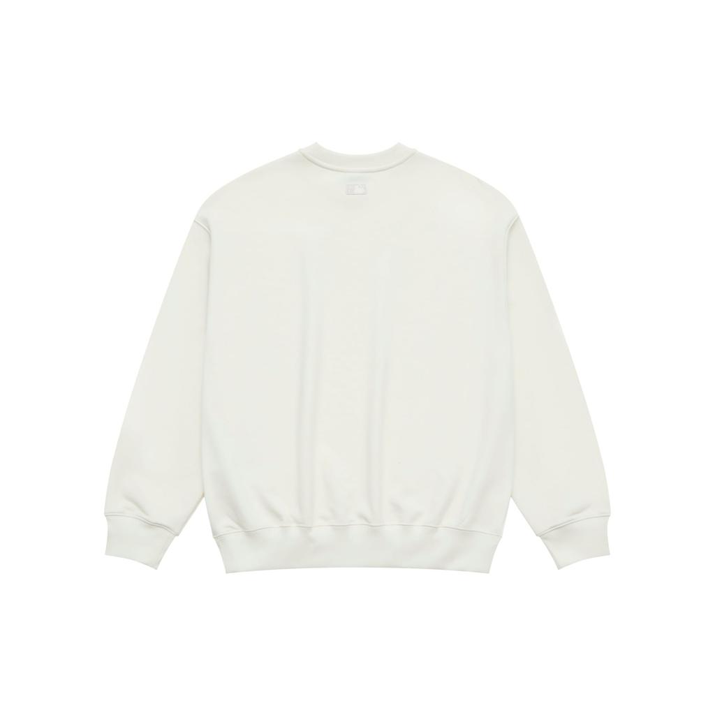MLB Preppy Style Collection New York Yankees SS25 Sweatshirt Unisex Cream 3AMTV0551-50CRS