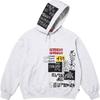 Supreme 176 Zip Up Hooded Sweatshirt Ash Grey
