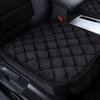 2pcs Short Plush Gentle Down Car Seat Cushions with Non-slip Bottom and Storage Bag, Universal Vehicle Truck SUV Office Chair