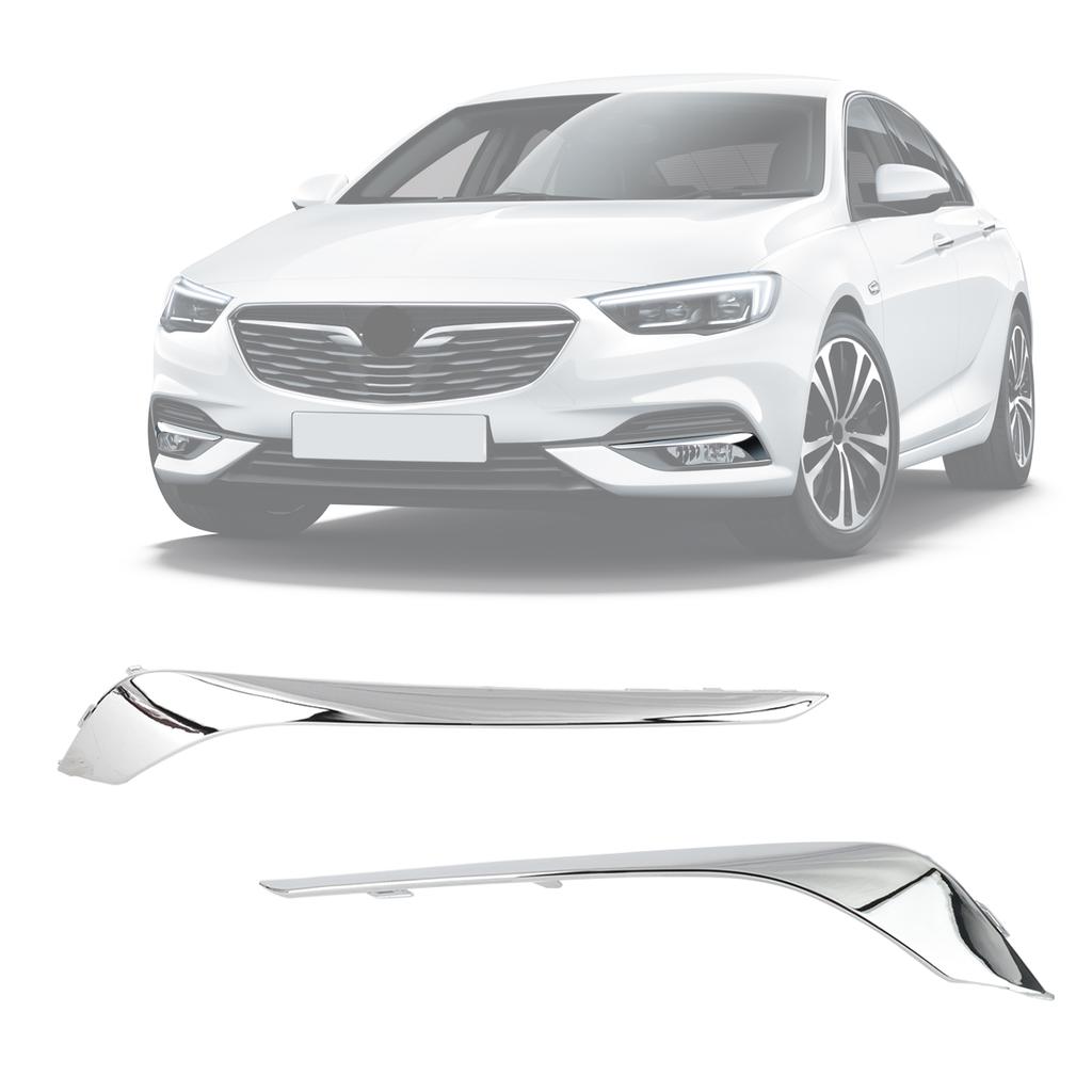 Front Fog Light Frame Cover Grill For  Vauxhall Opel Insignia B /Buick Regal Sportback 2018-2020 Car Fog Lamp Grille Chrome trim