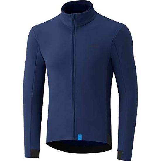 SHIMANO Rüzgar Jersi Mavi L Sonbahar/Kış (ECWJSPWSS22MB0105)