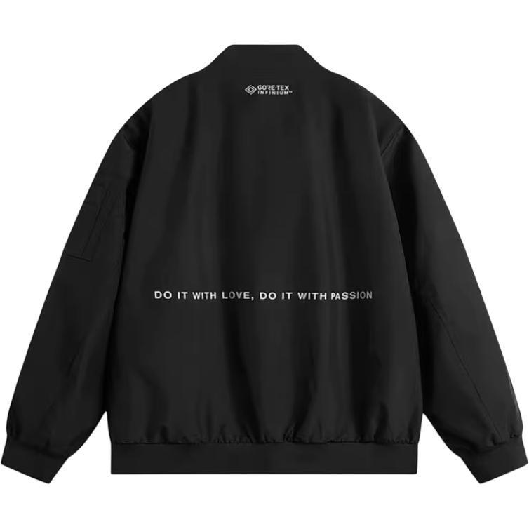 Li Ning Wade Series Comfortable Casual Minimalist Letter Print Zipper Jacket Men jackets Black AFDU849-1