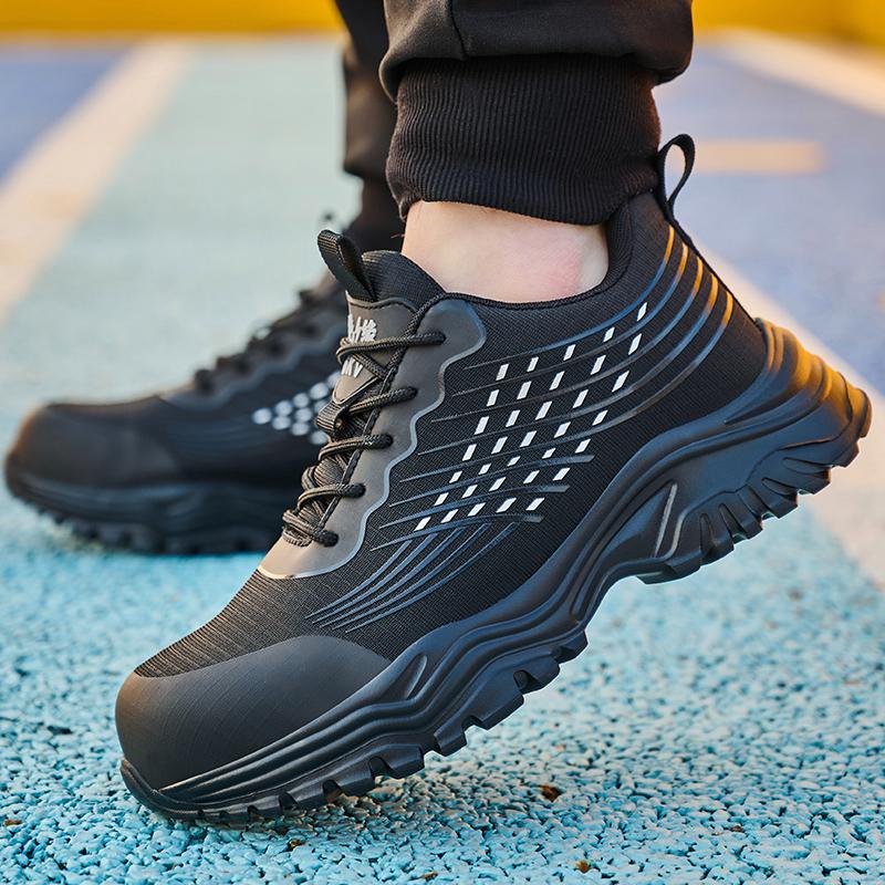 Fashion Construction Site Shoes Insulated 6kv Electrical Shoes Work Boots Safety Shoes Men Anti-smash Anti Puncture Indestructible Shoes