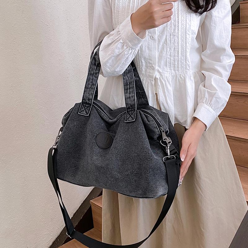 Fashi Borsa Grande in Denim da Donna Borsa da Donna Borsa a Spalla Messenger Jeans Lusso Femminile Grande Capacità Borsa da Viaggio sacs