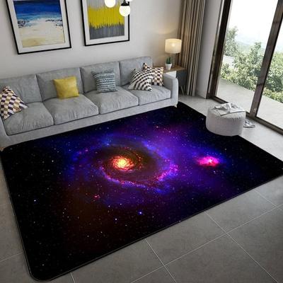 Hippie Galaxy Space Stars Pattern Carpets Living Room Anti-Skid Area Rug Kids Bedroom Mats Yoga Mat Large Carpet Decor