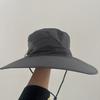 Adjustable Wide Brim Fisherman Hat Polyester Fiber 56 cm 1 Pc