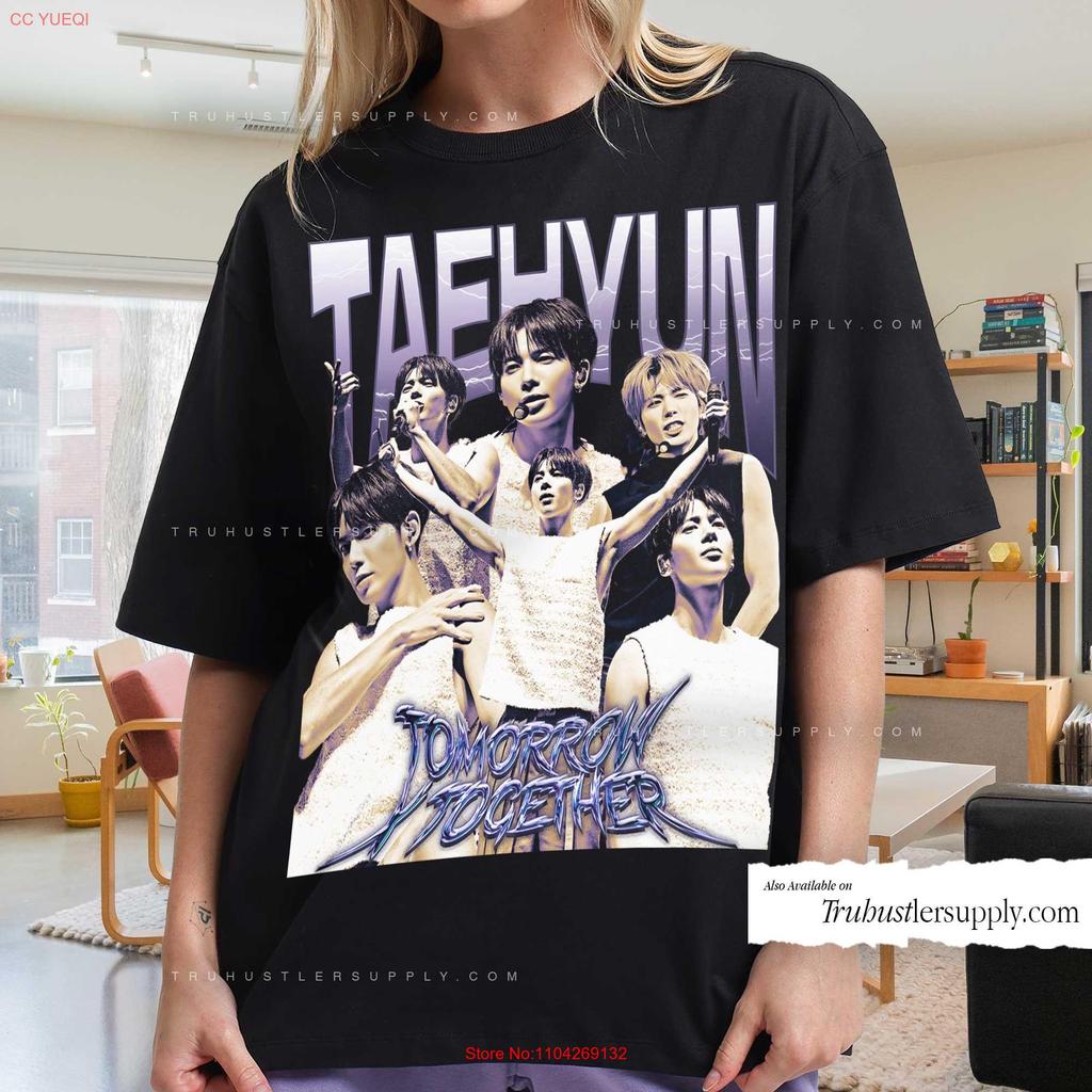Taehyun T-Shirt Y2k Vintage Kpop Für Sie Merch
