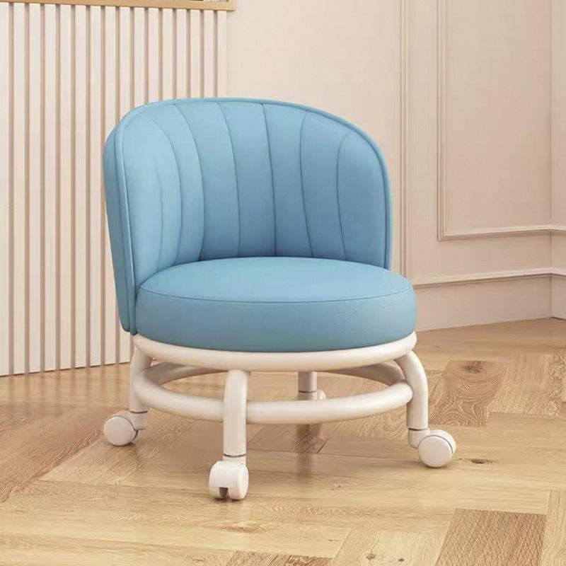 Sgabello Rotante con Ruote Girevoli a 360° - Sgabello per Cambiare le Scarpe con Design a Seduta Bassa, Altezza Confortevole, Struttura Resistente