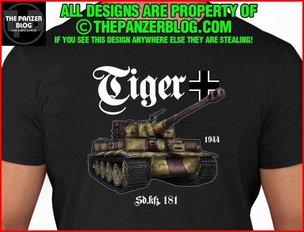Tiger I Panzer T-Shirt WWII German Tank Version 2 XXXL