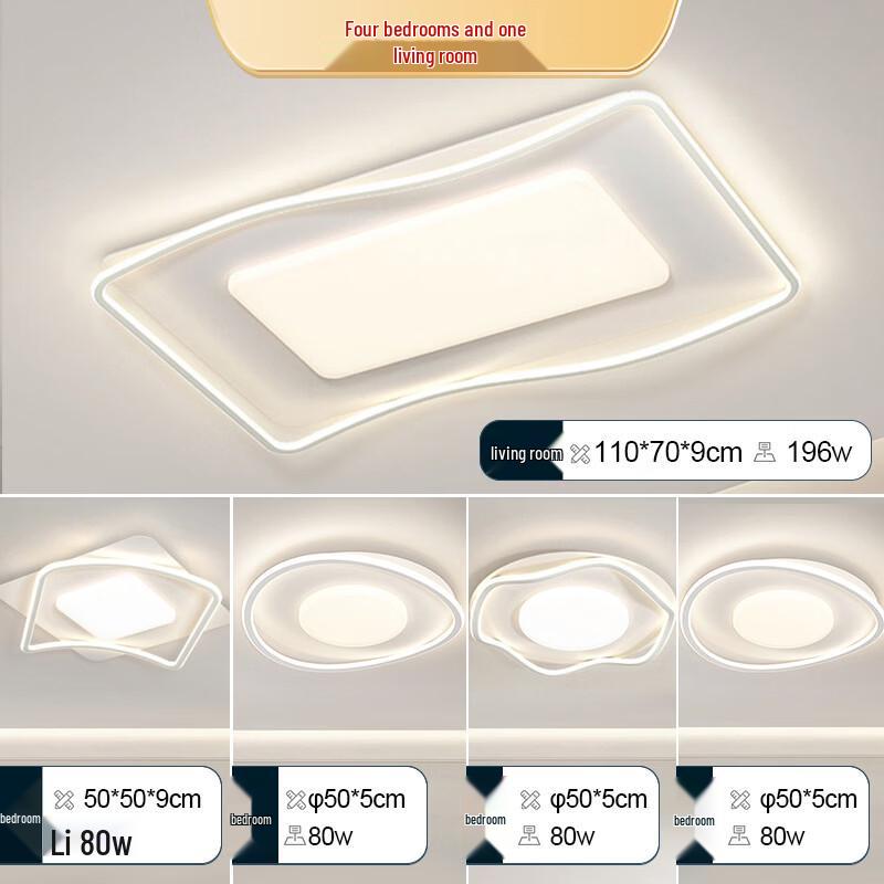 Simple LED Ceiling Light with 3-Color Changing
