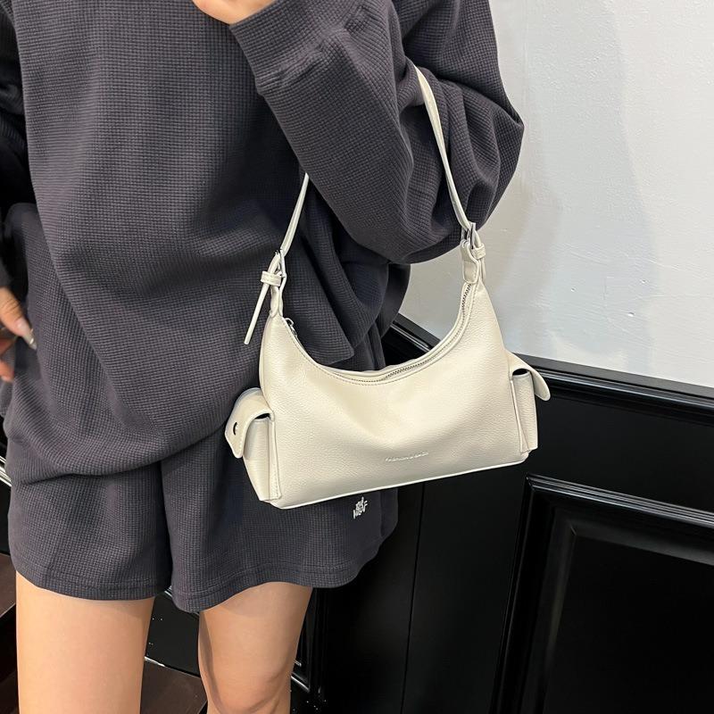 New trendy fashion multi-pocket shoulder commuter bag underarm bag simple messenger bag small bag