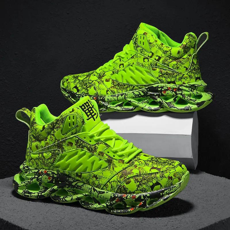 Fashion Chunky Male Sneakers Platform Men Shoes Trend Breathable Casual Shoes Light Running Shoes for Men 2024 New Print Tenis Masculino