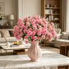 Artificial Flowers Silk Embroidered Ball Home Festival Party Room Vase Table Wedding WreathAutumn Decora Bridal Bouquet Diy Gift
