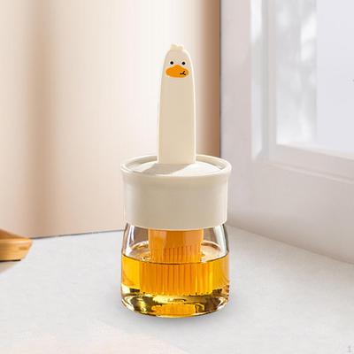 Bouteille Pinceau à Badigeonner pour la Cuisine avec Distributeur d'Huile Intégré