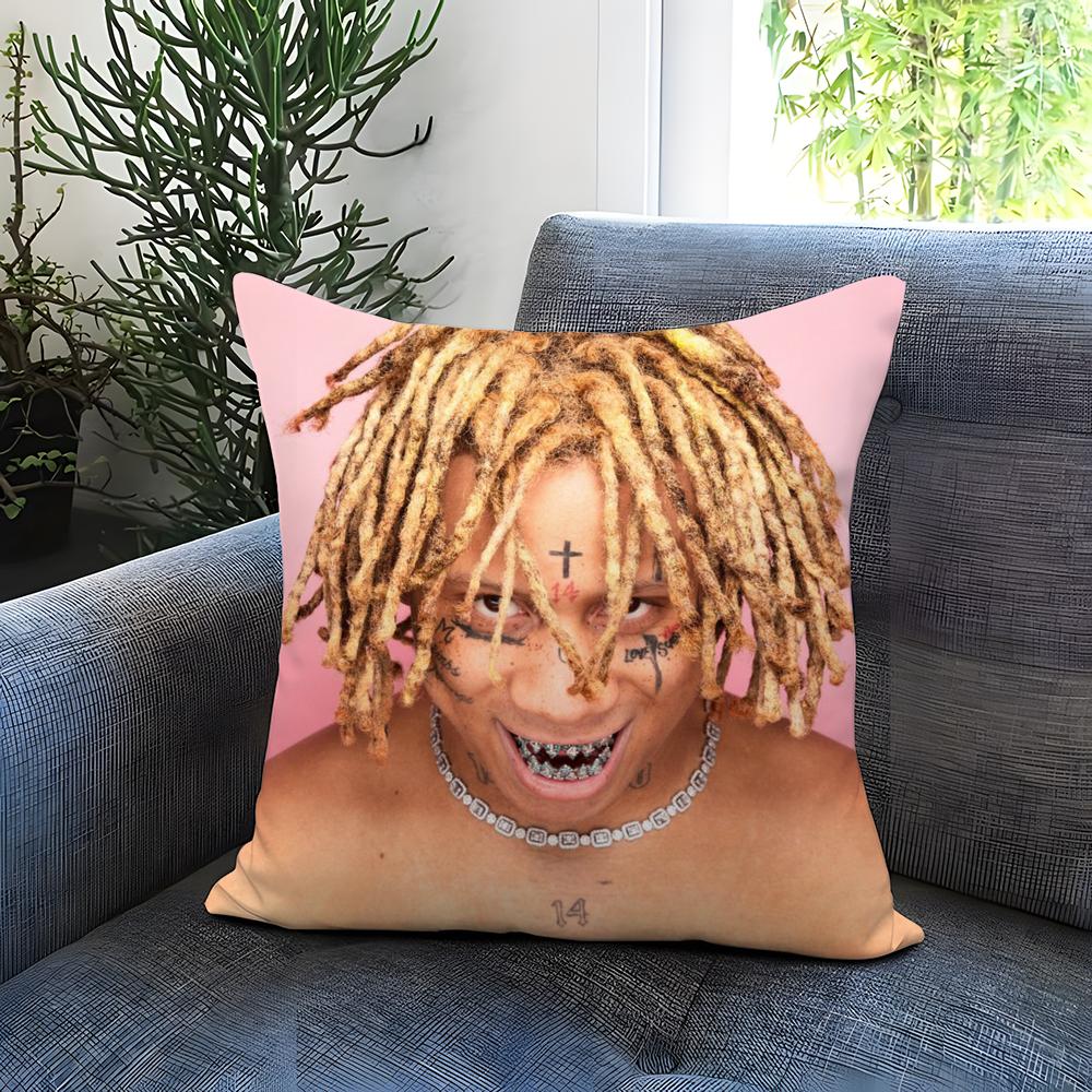 Popular T-TTrippie Redd Cushion Cover Comfortable Reversible Pillow Cover Ideal for Car Sofa Bedroom & Beyond
