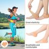 5 Pairs Gel Heel Sleeves, Breathable Silicone Heel Socks Protectors To Repair Dry Cracked Heel and Reduce Pains