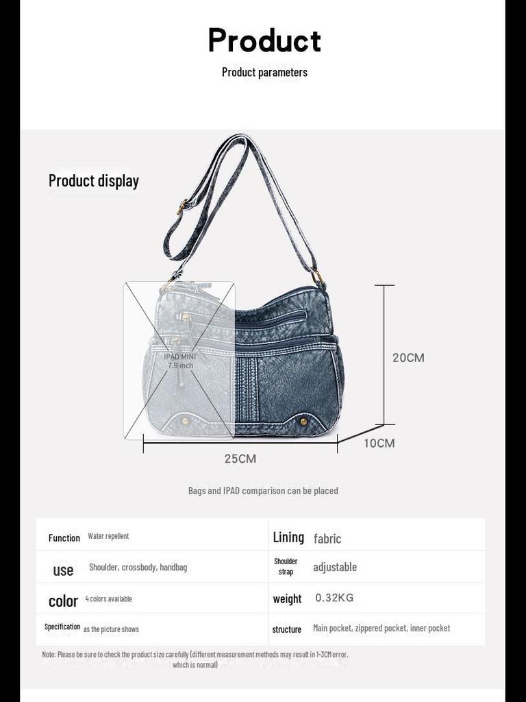Large Capacity Soft Leather Cross-border Women's Shoulder Tote Bag for Middle-aged Women, with Washed Leather Finish.