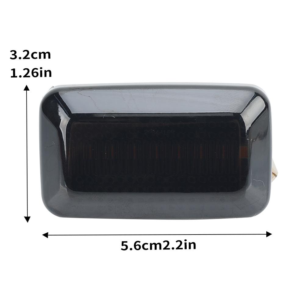 Pair LED Dynamic Side Indicator Blinker Marker Light For VW Caddy 1983-1992 Golf 1975-MK1 MK2 Jetta Passat Polo Turn Signal Lamp