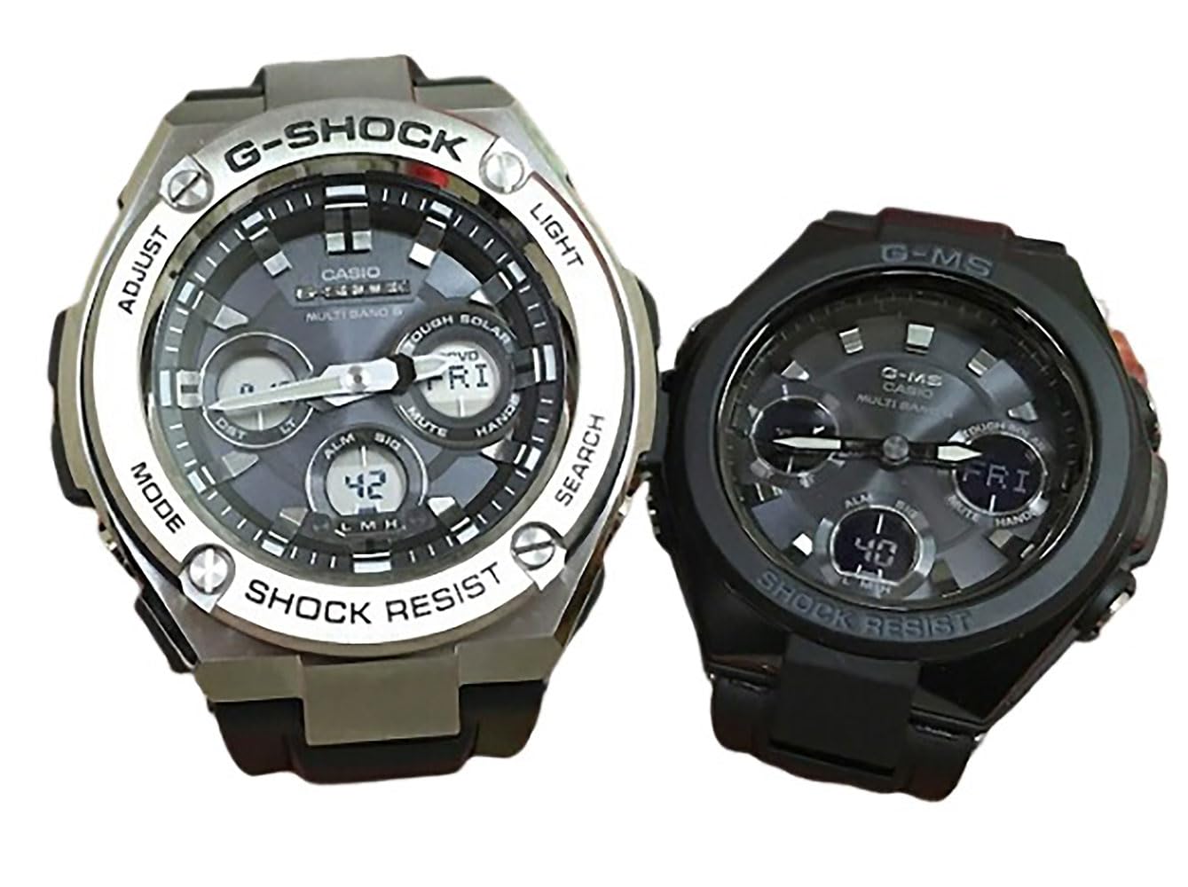 

[Casio] CASIO Pair Watch G-SHOCK G-Shock BABY-G Baby G Ana-Digi Radio Solar Genuine Pair Case Set of 2 GST-W310-1AJF MSG-W100G-1AJF Watch