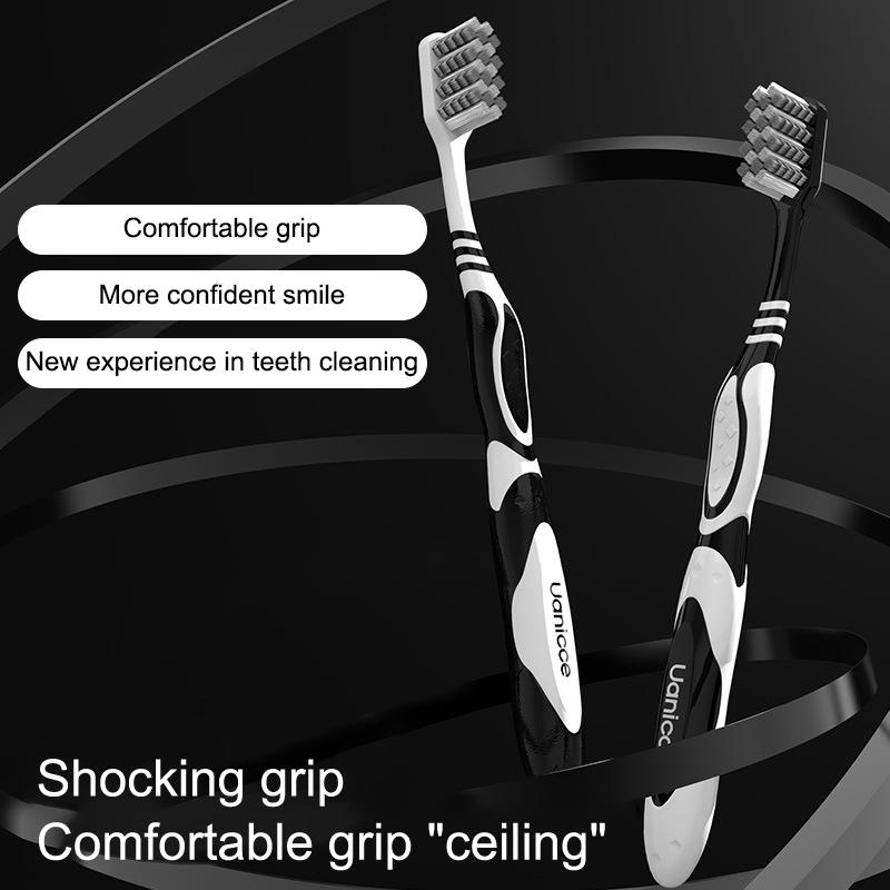 2 Pcs Whole Mouth Clean Toothbrush Ultra-Fine Soft Hard Bristle Toothbrush For Adults Excellent Cleaning Effect Whitening Teeth