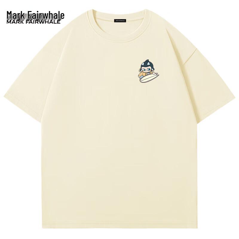 Mark Fairwhale Мужская модная свободная футболка с коротким рукавом 3XL