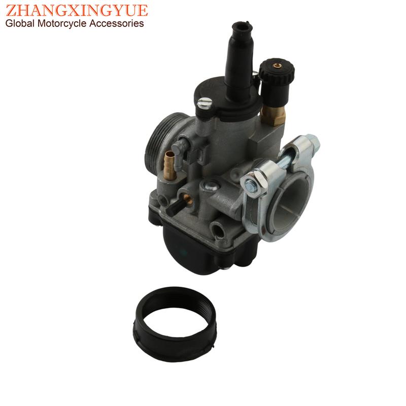Scooter 19.5mm Manual Carburetor For PHBG 19 BS UNIVERSAL 2T Moped Engine Parts