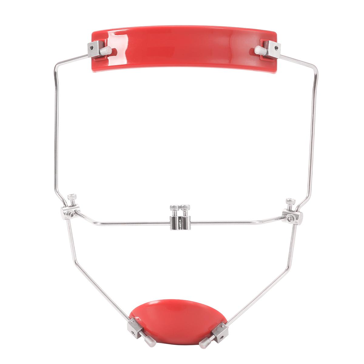 

Dental Orthodontic Forward Pull Headgear Facemask with Double lever Multi-Adjustable Face Mask with Screws червоний