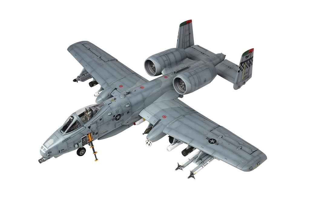 Platz/Italeri 1/48 Scale Aircraft Series U.S. Air Force Attack Aircraft A-10C Thunderbolt II Osan AFB Plastic Model Kit TPA-3
