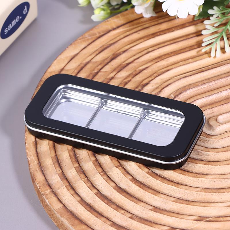 Empty Magnetic Eyeshadow Palette Refillable Black Clear Makeup Storage Case Box Diy Cosmetic Lipstick Foundation Blush Container