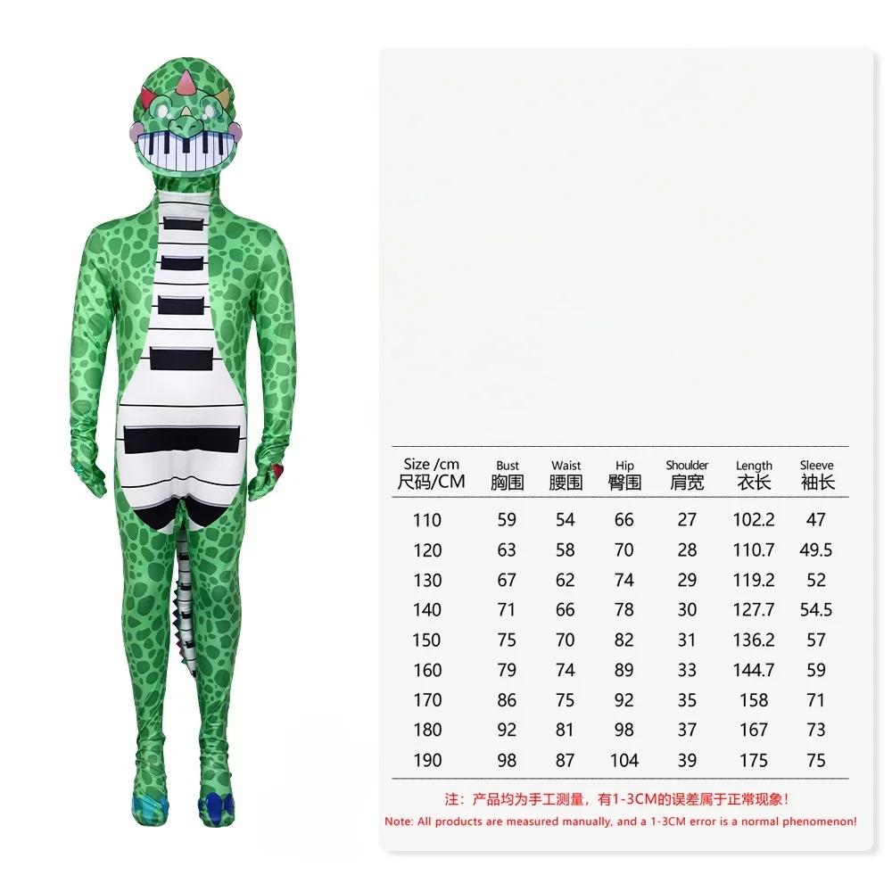 New Halloween Costume Cosplay Blue Mouth Monster Poppy S Play Time Games Jumpsuit Green Dinosaur Lion Carvinal Kids Pa