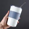 Fivefold Affinity i-Fashion Ceramic Portable Straw Cup