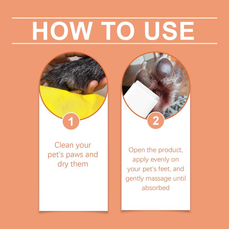 Yegbong Pet Anti-Crack Paw Balm Moisturizing Paw Cream for Dogs and Cats Deep Nourishing Paw Protection to Soften Pads