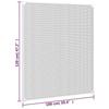 VidaXL Moustiquaire magnétique pour fenêtres blanc 100x120 cm 153851