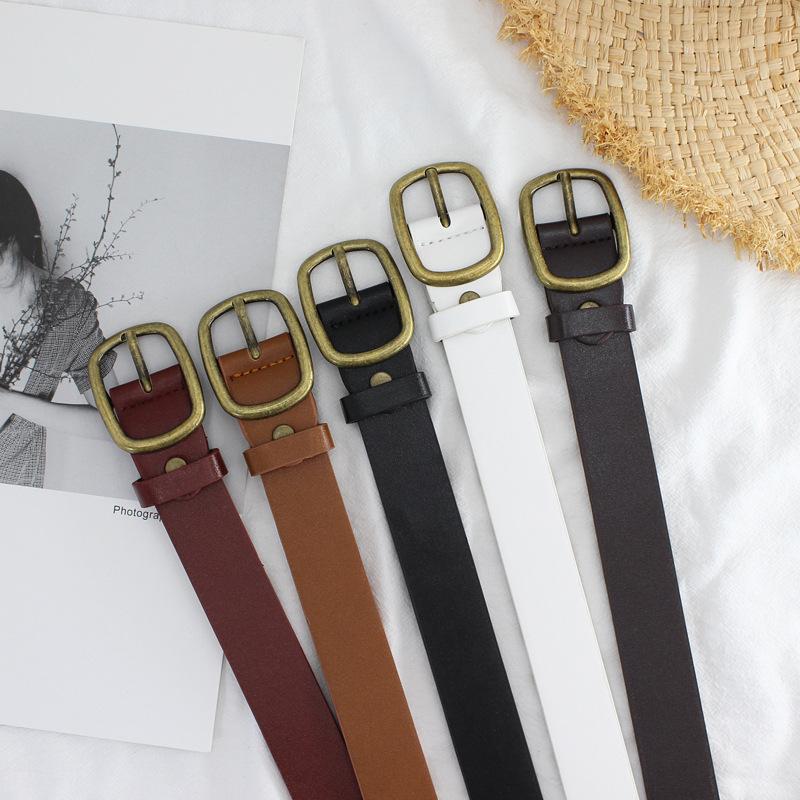 Lesbian Vintage Gold Sun Buckle Wide Belt Jeans Belt