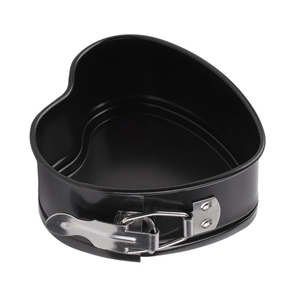 Kakeform i karbonstål med avtakbar bunn Hjerteformet bakeform Nonstick kjøkkenutstyr