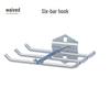Chi Tu Six-Hook Pegboard Rack for Tool Storage and Repair