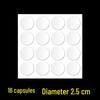Seamless Round Transparent Acrylic Double-Sided Adhesive Dots for Balloons, Car Ornaments, Wedding Decor, and New Year Pictures.
